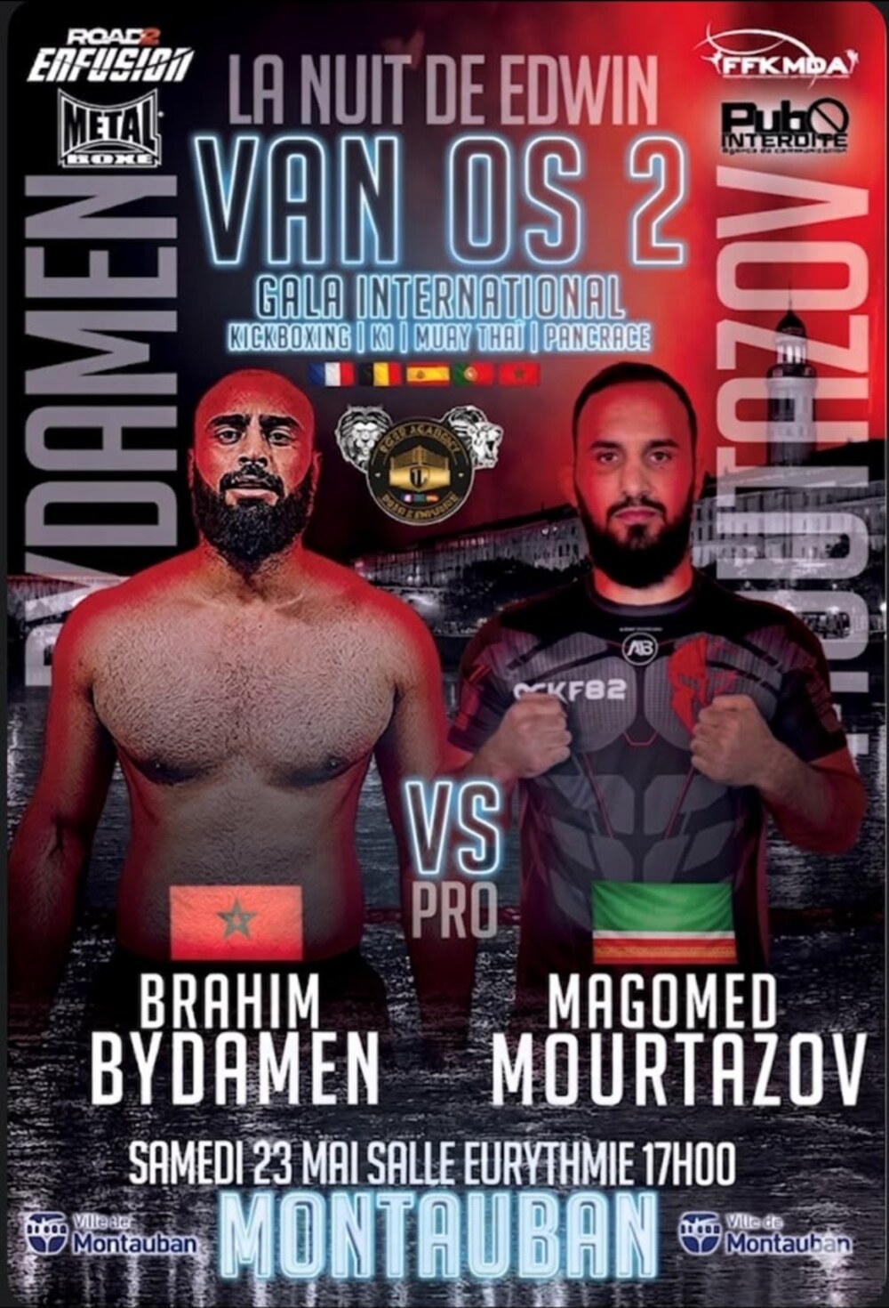 Fight poster: Brahim Bydamen vs Magomed Mourtazov